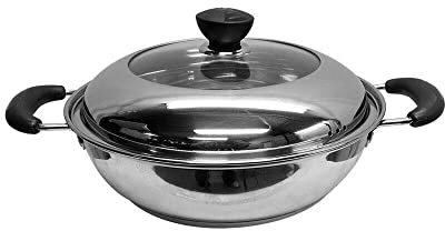 BebLP 10'' Pot Chafing Dish Pot Kochgeschirr Hochglanz-Finish, durchsichtiger Deckel, Töpfe und Pfanne, SAUCE PAN, Kochtöpfe, Edelstahltöpfe, Kochtopf, Saucenpfanne, Töpfe, Edelstahl-Kochgeschirr, Ker