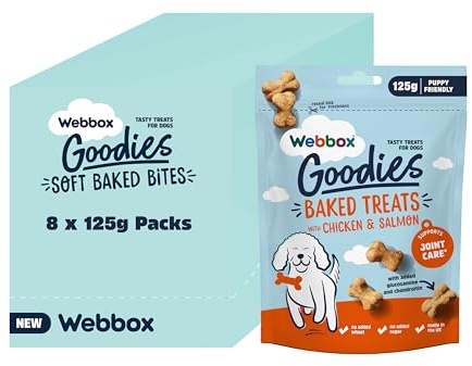 Webbox Goodies Baked Treats with Chicken & Salmon 125g