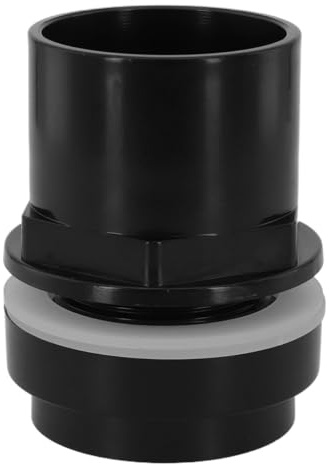 Alide Water Tank Inlet and Outlet Pipe Adapter,Fish Tank Connect with Thread, Fish Tanks Bottom Filter, for Tanks, Ponds, Filter (50mm)