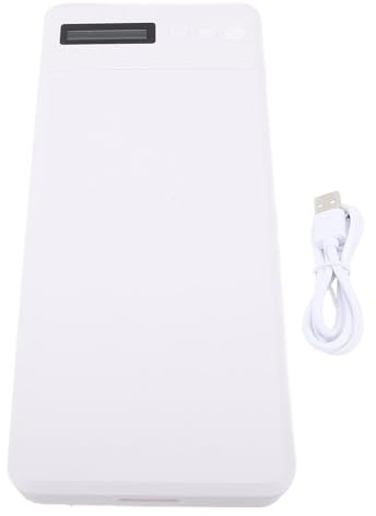 Pilipane Tragbarer Handy Box mit Zeitschloss, Handy Gefängnis, Robustes ABS Gehäuse, 350 mAh Akku, mit USB-Datenkabel, Handytresor für Schüler, Jugendliche und Erwachsene (Weiß)