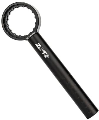 QOXEZY Fahrrad-Tretlager-Werkzeug für Shimano HollowTech II, BB9000, BB9100, XTR, DUB, Race Face, Prowheel, IXF, 4 in 1, 39/44/40,5/46 mm Außendurchmesser, Metallschlüssel, lila, schwarz