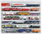 herpa 029216 - LKW Schaukasten 1:87, Hängevitrine für Hängerzüge,Showcase,Display,Miniaturen, Modellbau,Kunststoff- Weiß (56.7cm x 44,5 cm x 3,7cm)