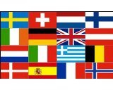 Fahnen Flaggen EUROPA 16 LÄNDER 150 x 90 cm Fahne Flagge