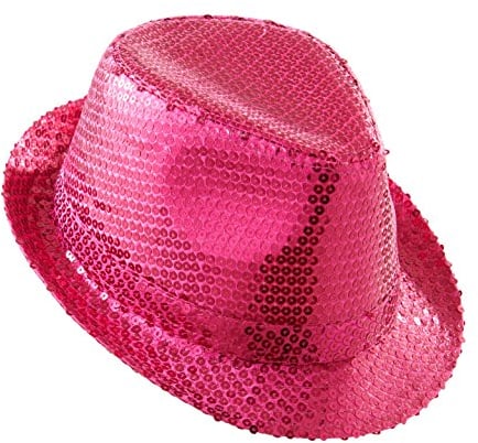 W WIDMANN MILANO Party Fashion - Hut Fedora, Hut mit Pailletten, Kopfbedeckung, Karneval