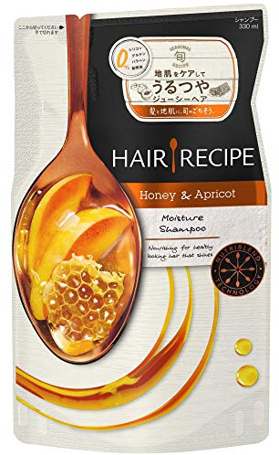 Japan Health and Beauty - 330ml for hair shampoo recipes Honey apricot Enriched Moisture recipes Refill *AF27*