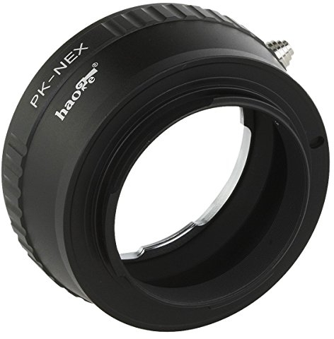 Haoge Objektivanschluss-Adapter für Pentax K P auf Sony E-Mount NEX Kameras wie NEX-3, NEX-5, NEX-5 N, NEX-7, NEX-7 N, NEX-C3, NEX-F3, A6300, A6000, A5000, A3500, A3000, NEX-VG10, VG20