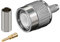 5er Set TNC-Crimp-Stecker mit Gold-Pin für RG 58 Kabel