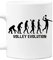 bubbleshirt Tazza Mug in ceramica Volley evolution - sport - pallavolo - humor - idea regalo