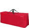 NICEXMAS Borsa per l'albero di Natale con decorazioni Borsa con cerniere per le vacanze (Rosso)