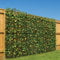 CHRISTOW Expanding Artificial Trellis Fake Leaf Yellow Flower Hedge Garden Privacy Screening 1m x 2m (Pack of 4)