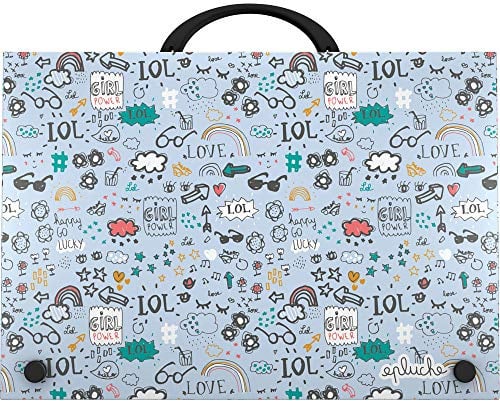 Grafoplás. Schultasche mit Griff, 34.5 x 5 x 24.5 centímetros, Girl Power