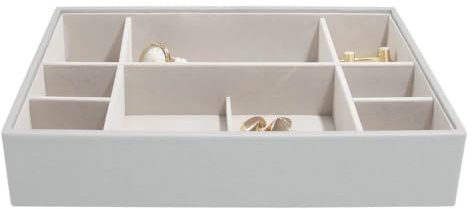 Stackers Pebble Grey Supersize Jewellery Box Watch & Accessory Layer