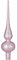 Inge-glas Christbaumspitze 26cm | Weihnachtsbaumspitze aus Glas | Hochwertige Spitze für den Weihnachtsbaum Weihnachten (Rosa Matt | Pink Blush)