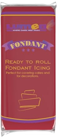 Dekozauber24 Premium Fondant, 1kg, 17 Farben, weich und biegsam, Ausrollfondant Tortendeko (Kirschrot)