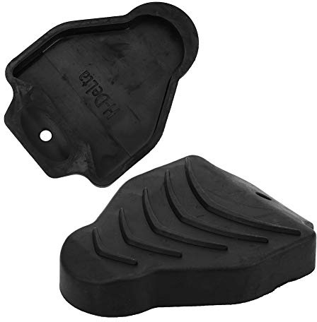 GOWENIC Fahrrad-Schuhplattenabdeckungen, klickbare Fahrradschuh-Schuhplattenabdeckungen, Fahrradplatten-Schutz-Gummiabdeckungsset für Pedalplatten im Delta-Look