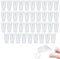 40pcs Reiseflaschen Set Reisebehälter Kosmetik Transparent Leere Nachfüllbare Tubes Flasche Mini Kosmetische Behälter Für DIY Lipgloss, Körperlotion Kosmetik Probe Shampoo Shower Gel Cleanser 10ml