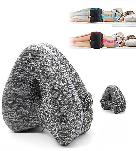 Smoothspine, Oreiller d'alignement Smoothspine – Soulage les douleurs aux hanches et la sciatique, oreiller pour améliorer les jambes, profiter d'un sommeil de qualité, oreillers de jambes pour les