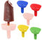 Wekuw 5 Piezas Moldes Helados Casera Porta Paletas para Niños Porta Paletas con Pajita Porta Paletas Antigoteo Moldes de Silicona Porta Paletas con Pajita para Adultos, Niños y Niños Pequeños