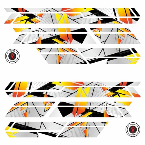 BIKE-label Fahrradrahmen Aufkleber 12-teilig XL Sticker orange urban graphic X400117VA