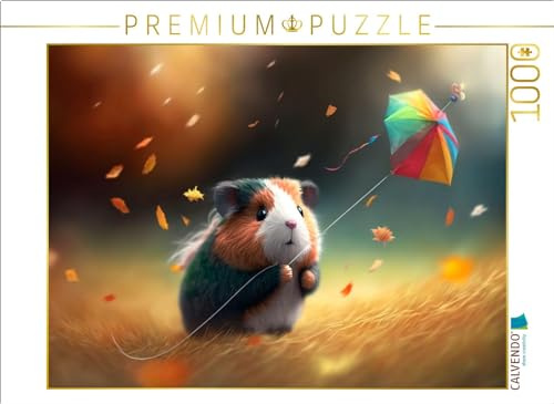 CALVENDO Puzzle Drachenschweinchen | 1000 Teile Lege-Größe 64 x 48 cm Foto-Puzzle für glückliche Stunden