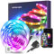 Hensunquv LED Strip 30M, LED Streifen mit APP und Fernbedienung, RGB Farbwechsel Bluetooth Musik Sync Timer-Einstellung, Led Lichterkette für Zimmer Wohnzimmer Schlafzimmer Bar Party