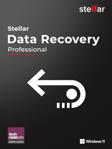 Stellar Data Recovery 11 - Simple yet Powerful DIY Windows Data Recovery Software | Standard | 1 Device | 1 Year | PC Activation Code by email