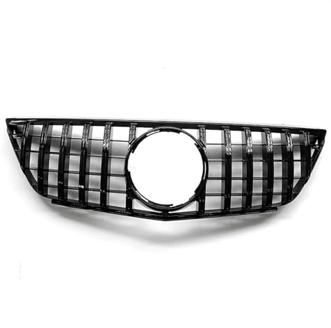 SzELL Griglie Anteriori per Mercedes per Benz W245 per Classe B B160 B180 B200 per GT 2008-2011 Griglia Anteriore per Auto Griglia da Corsa Cofano Paraurti in Rete Auto Griglia Paraurti(Nero)