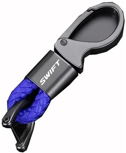 SDFSJJHB Auto Porte Clef, pour Suzuki Swift Porte-Clés en de pour Hommes Femmes,Accessoires Porte-clés Pratiques et faciles à Transporter,B