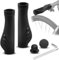Puños de Bicicleta Ergonomicos, Puños Manillar Bicicleta Aluminio Doble Bloqueo, 22mm Puños Bici para MTB/BMX/Bici de Montaña/Bici de Plegables (C)