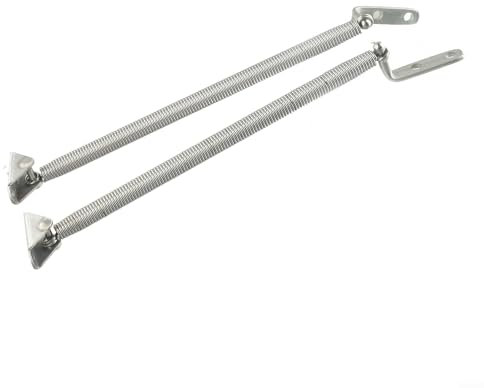 Verstellbare Marine-Edelstahl-Lukenstützen, 2-teiliges Set für Boote und Yachten