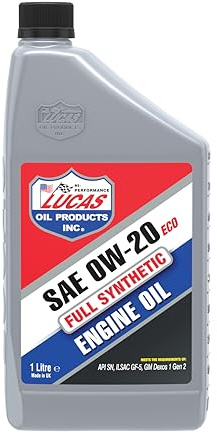 Lucas Oil 47004 Synthetic 0W-20 ECO Engine Oil - 1 Litre