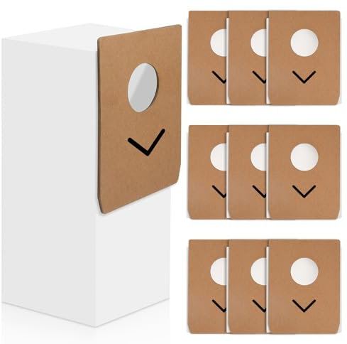 Lot de 10 sacs à poussière pour aspirateur sans fil Eureka Stylus Elite NEC490BL NEC490SE - Grande capacité de 3 l