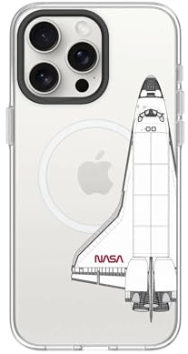 RhinoShield Clear Hülle für MagSafe für iPhone 15 Pro Max | NASA Starker Magnet, Anti-Vergilbung, transparent, hohe Klarheit, stoßfest, Fallschutz nach Militärstandard