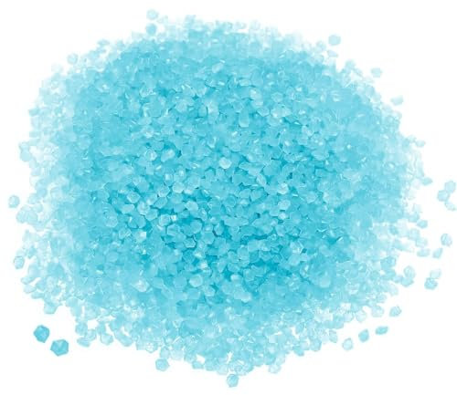 10000 Stück Glühende Steine 3-5 mm Leuchtende Steine Garten Edelsteine für Kinder Garten Dekorative Steine Wiederverwendbare Leuchtsteine für Garten Aquarium Kinderzimmer Balkon Deko (Blau)