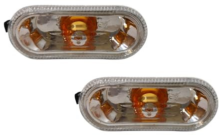 PROMOLINK 2x Seitenblinker Blinker Blinkleuchte Kompatibel Mit VW Golf Polo Passat Amarok Caddy T5 Sharan Lupo Seat Ibiza Leon Toledo Alhambra 2K0949117 7H0949117 7E0949117