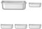 HENDI Contenitore Gastronorm, GN 1/1, resistenza termica -40 °C a 300 °C, compatibile con i forni a convezione, frigoriferi, bagno María, chafing dishes, 21L, 530x325x(H) 150mm, acciaio inox