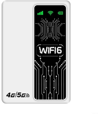 Routeur WiFi portable 4G 5G LTE | Hotspot mobile haut débit 300 Mbps | Connectivité de carte SIM sans fil pour les voyages, le travail à distance, les jeux et le streaming