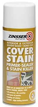 Zinsser ZINCSP400A 400 ml Cover Stain Primer/Finish Aerosol
