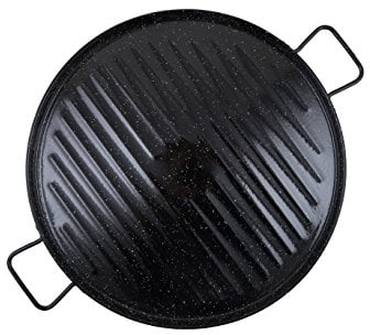 Garcima 11046 - Plancha grill esmaltada redonda 46cm