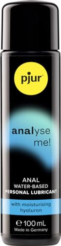 pjur analyse me! Moisturising - Gleitgel auf Wasserbasis - für komfortablen Analverkehr - für Sex Toys geeignet (100ml)