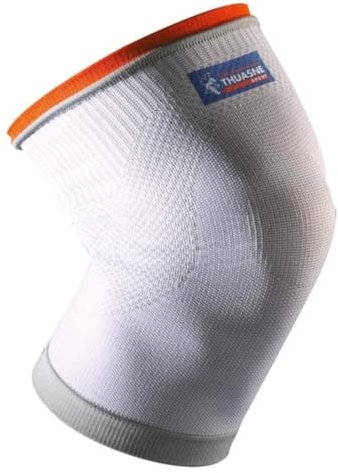 THUASNE Sport - Ginocchiera di sostegno - Ginocchio dolorante, Ripresa dell'attività sportiva - Maglia compressiva - Indice di sostegno 2/5 - Dispositivo Medico CE - M