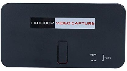 BW 1080P HD-Videoaufnahmegerät - HDMI, YPBPR, SD-Karte, Ein-Knopf-Aufnahme, USB, Fernbedienung