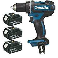 Makita DDF482RM3J Taladro Combinado 3x18V 4Ah Li-ion + maletin Makpac