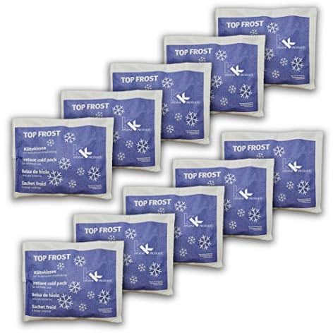 KK Kälte-Sofort-Kompresse | 10 Stück | Kältekompressen | Kühlkompresse 14 x 18 cm
