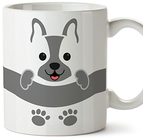 Mugffins Cane Tazze Originali per la Colazione - Idee Regalo Divertenti Animali - Ceramica 350 ml