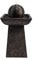 Teamson Home Garden Water Feature & Lights, Outdoor Sphere Orb Modern Water Fountain, Indoor Pedestal Cascading Waterfall Ornament & Pump, Patio Decor