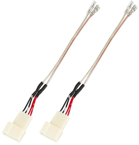RED WOLF Car Front Dash Tweeter Speaker Wiring Harness for 2008-2022 Toyota RAV4 Camry 4Runner Highlander Scion, 2010-2019 Subaru Forester Factory Speaker Replacement Adapter Connector Non JBL System