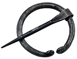 Vehi Mercatus Geschmiedete Fibel einfach eingerollt 2,5 cm für Wadenwickel