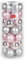 Goldschmidt Weihnachtskugeln Kugeldose 28 TLG 6cm | Christbaumkugeln aus Glas | Kugelbox mit 28 Kugeln (Soft Simplicity (rosa/grau))
