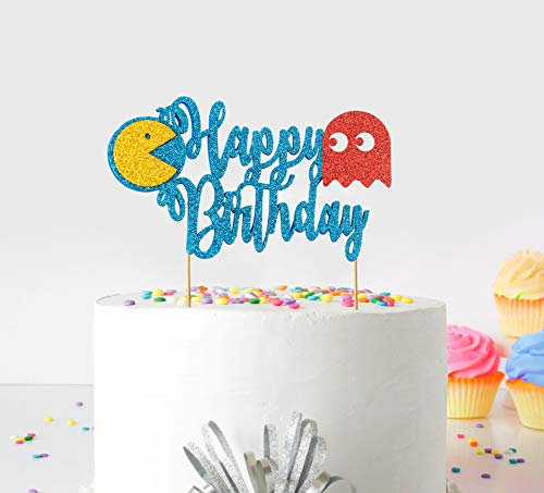 Seyal® Pacmn Ghost Happy Birthday Cake Topper